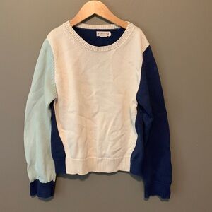 Girls Firebird color-block sweater.  Size 8/9